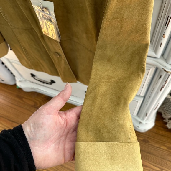 Vera Pelle Designer Leather Blazer - Picture 8 of 15